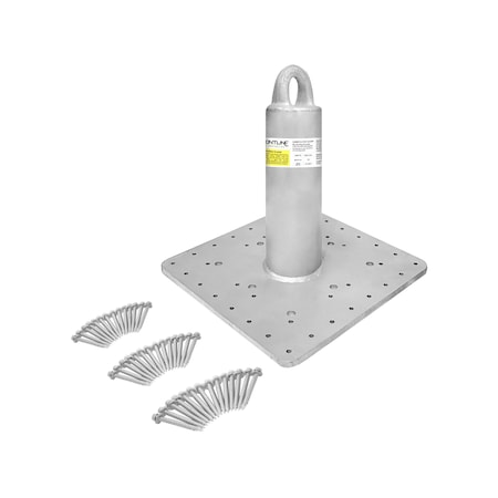 Frontline Commercial Roof Anchor, 12 in Length, 420 lbs Weigth Capacity, 5,000 lbs Tensile Strength RO12-CAL